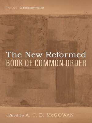cover image of The New Reformed Book of Common Order